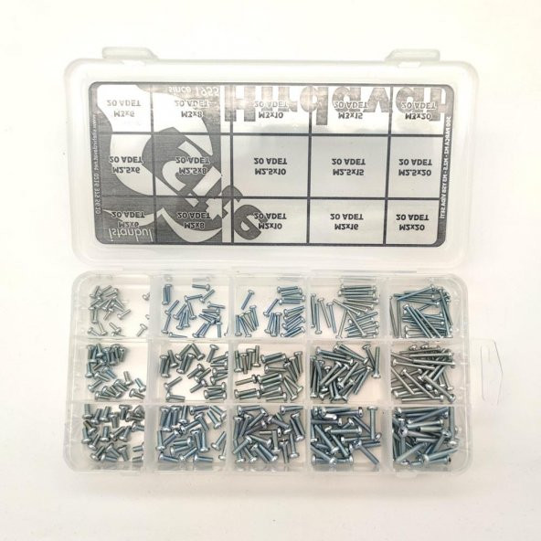 M2 M2.5 M3 YSB Vida Seti, 300 Parça, Hesaplı Paket - 2