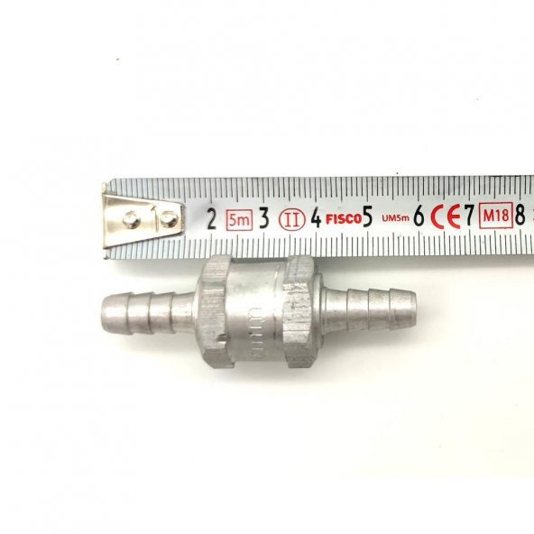 Mazot Benzin Yakıt Çekvalf 8mm ve 2 adet Hortum Kelepçesi - 3