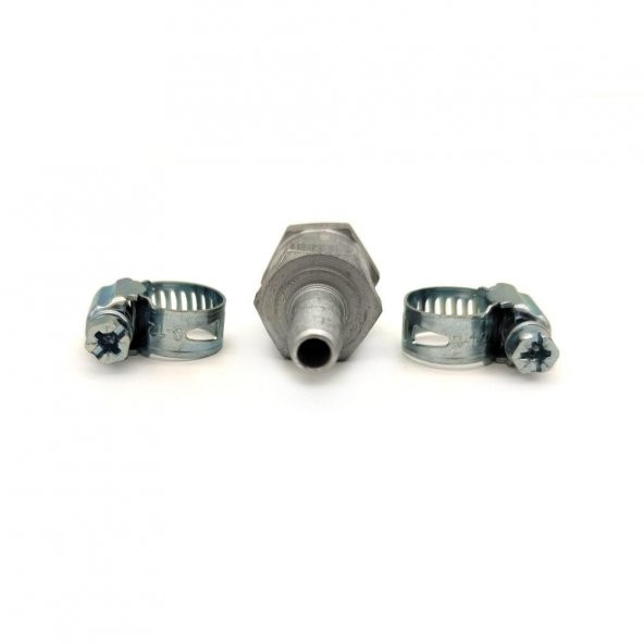 Mazot Benzin Yakıt Çekvalf 8mm ve 2 adet Hortum Kelepçesi - 4