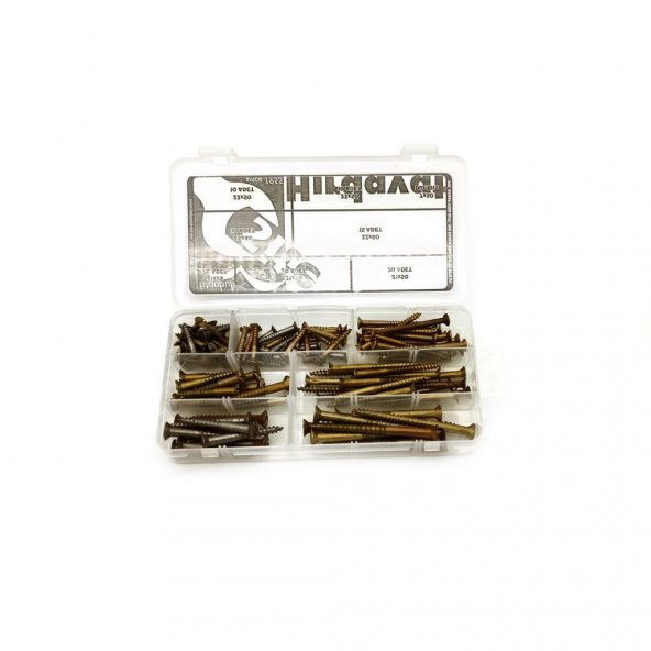 Ahşap Vida Seti VIII - 106 Parça Vida Pul Ve Bits Uç - 2