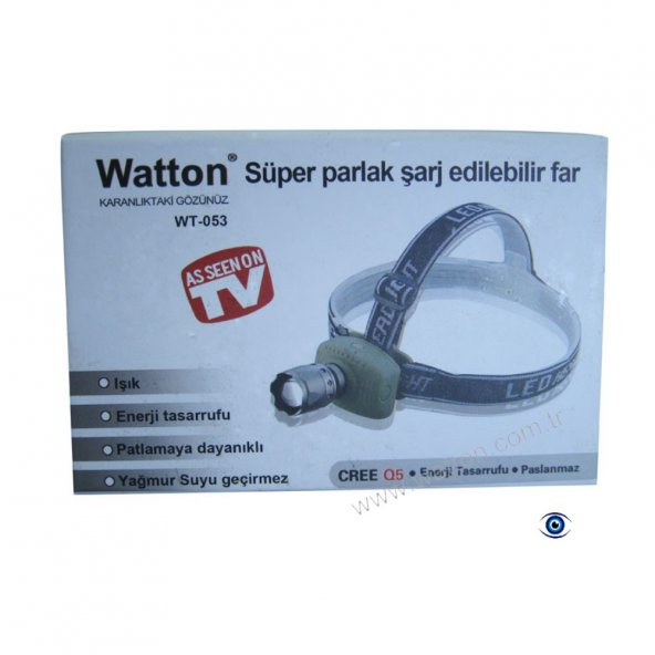 Watton WT-053 Süper Zoomlu Kafa Feneri
