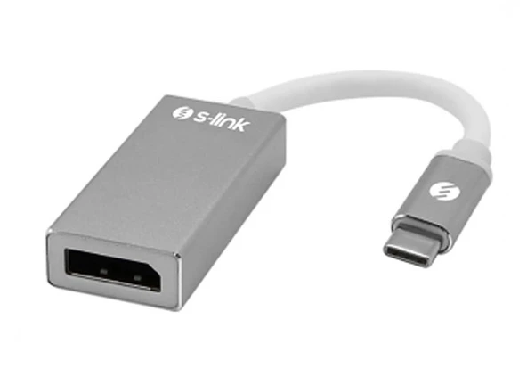 S-link SL-USB-C74 USB3.1 Type C to DISPLAY PORT Çevirici - 1