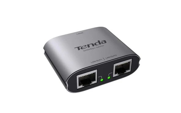Tenda SG103M 1 Giriş 2 Çıkış 10-100-1000 Mbps Ethernet Splitter ürün görseli