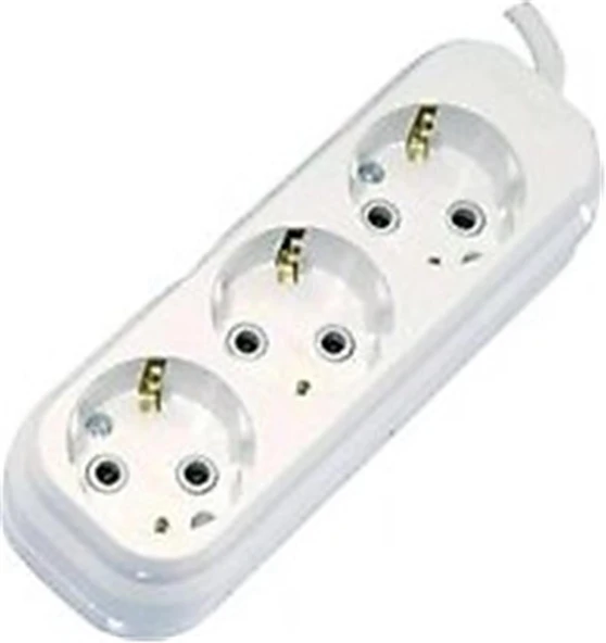 Almera 3lü Topraklı Klemensli Priz (9130100) ürün görseli 1