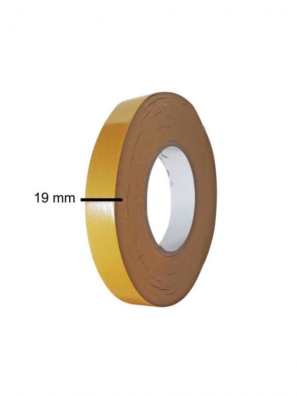 Çift Taraflı Bant (Çift Taraflı Şeffaf Filmik Bant) - 100 Metre - 2