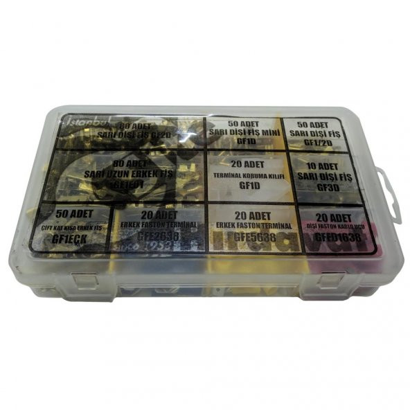 400 Parça Kablo Ucu Fiş Seti - 3