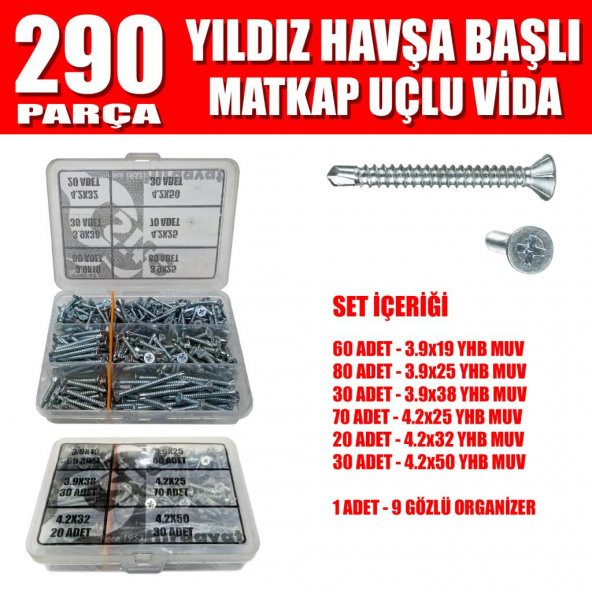 290 Parça YHB MUV Seti