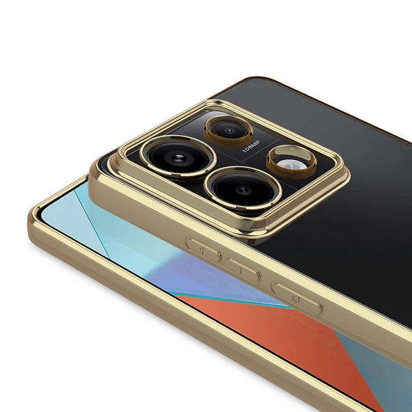 iPhone 12 Pro Max Şık Tasarımlı ve Parlak Omega Premium Silikon Kılıf - Resim 4