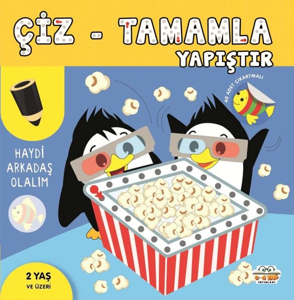 Çiz-Tamamla-Yapıştır Haydi Arkadaş Olalım ürün görseli