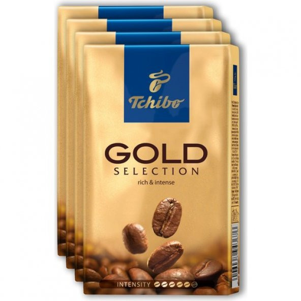 Tchibo Gold Selection Öğütülmüş Filtre Kahve 4X250 G Avantajlı Paket