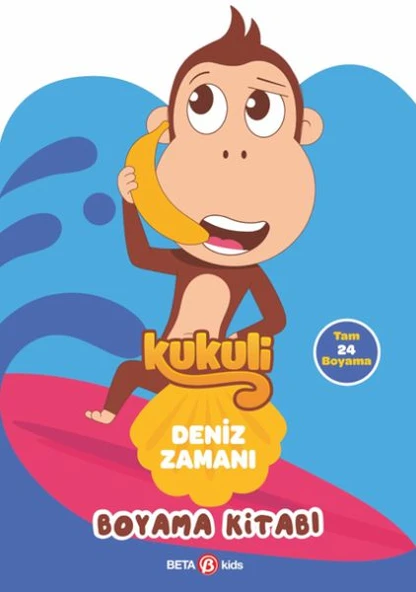 Kukuli Deniz Zamanı Boyama Kitabı ürün görseli