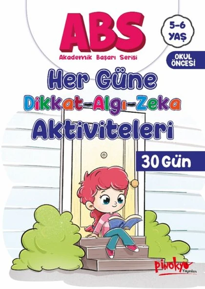 ABS 5-6 Yaş Her Güne Dikkat-Algı-Zeka Aktiviteleri 30 Gün ürün görseli