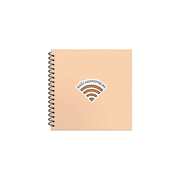 Keskin Color Hisli Şeyler Bağlanamıyorum 16x15 Çizgili Defter