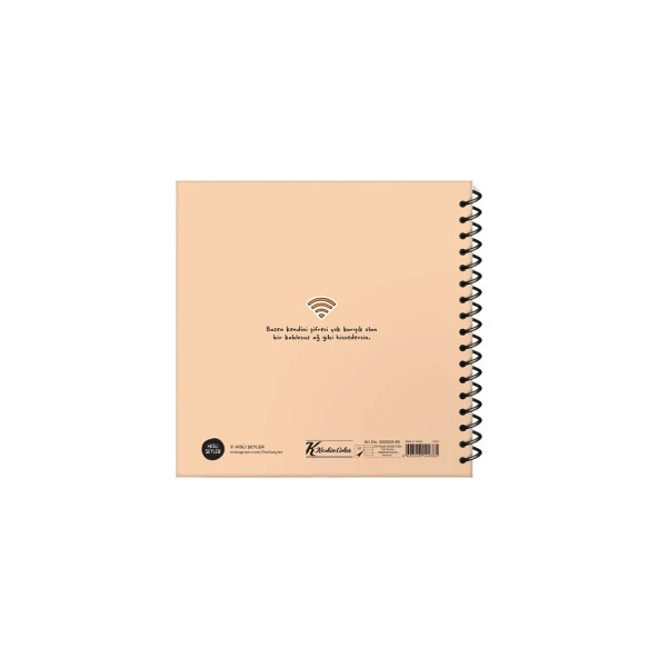 Keskin Color Hisli Şeyler Bağlanamıyorum 16x15 Çizgili Defter - 3