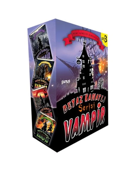 Beyaz Kanatlı Vampir Set – 3 ürün görseli