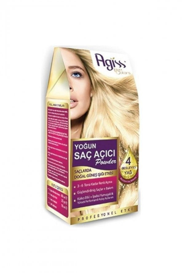 Agis Yoğun Saç Açıcı Powder Besleyici Etkili  Bakım Onarım 2 Paket - 2