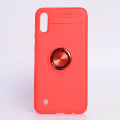 Moby Shop Samsung Galaxy M10 Ultra Koruma Sağlayan Stand Özellikli RingGuard Yüzüklü Silikon Kılıf ürün görseli