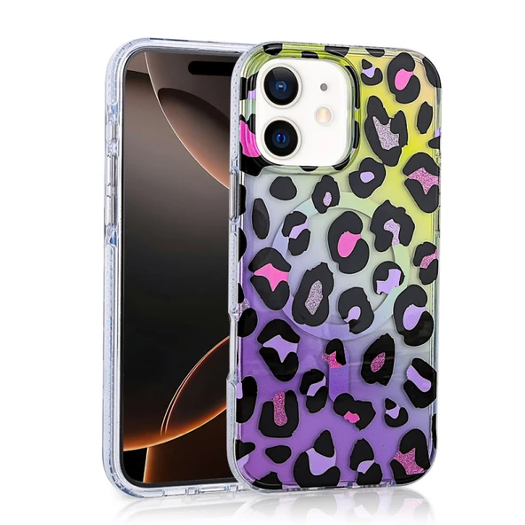 iPhone 11 Kılıf Magsafe Özellikli Ve Desenli Şık Jago Premium Kapak ürün görseli 1