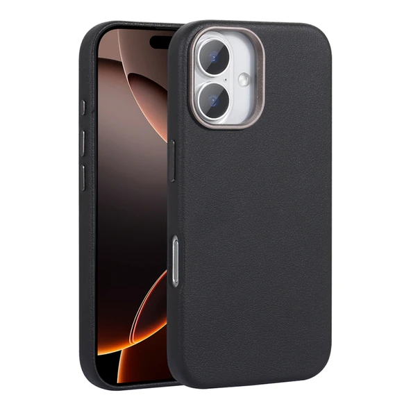 iPhone 16 Plus Kılıf Magsafe Şarj Özellikli PU Deri Adora Kapak ürün görseli