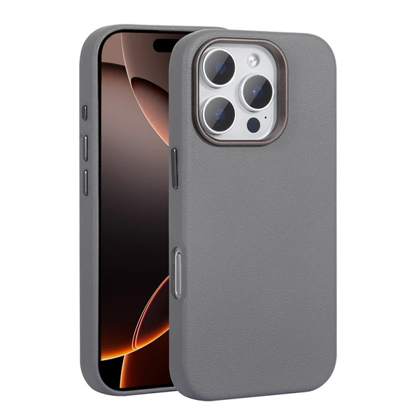 iPhone 16 Pro Max Kılıf Magsafe Özellikli PU Deri Monza Premium Kapak ürün görseli