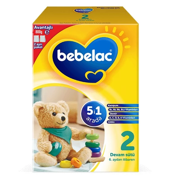 Bebelac 2 Devam Sütü 800 gr