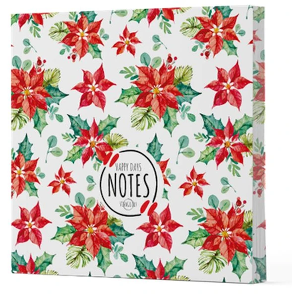 Yılbaşı 6 - Çizgisiz Yan Boyamalı Defter ürün görseli