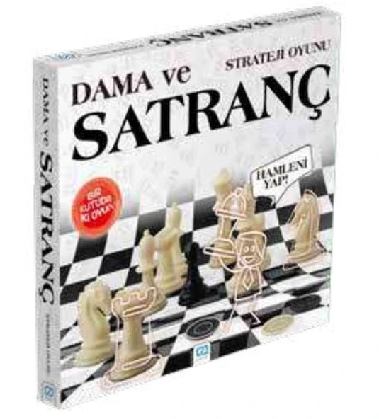 Dama Ve Satranç Kutulu Oyun ürün görseli