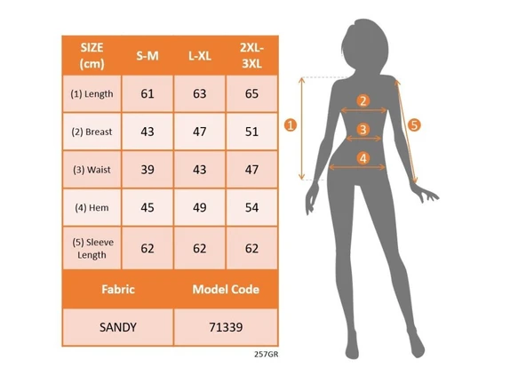 Lucky Life Kadın Uzun Kollu Derin Degaje Yakalı Taşlı Sandy Bluz - Resim 5