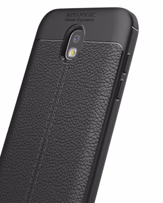 Royal Cover Samsung Galaxy J5 Pro Kılıf Deri Görünümlü Yüksek Kaliteli Premium Silikon Kapak RCV/Niss - 1