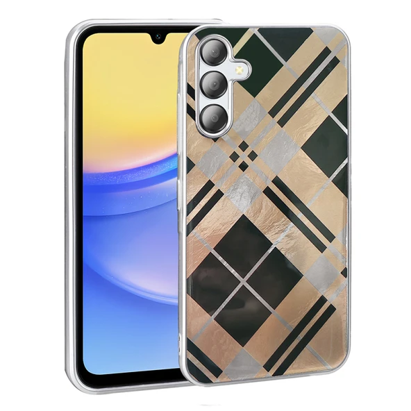 Moby Shop Samsung Galaxy A36 Kılıf Desen Detaylı Şık Leolüx Silicone Case Cover - 1