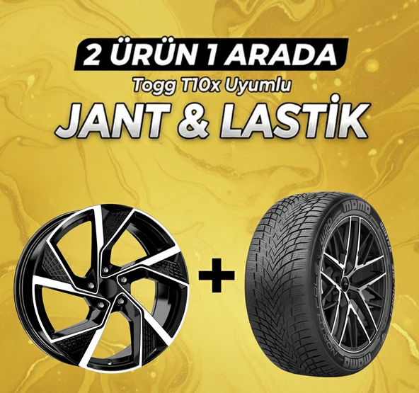Togg T10x Uyumlu 235/50R19 Kış Lastiği 4 Adet Yılı:2025+DY739 BD 19" Jant 4 Adet
