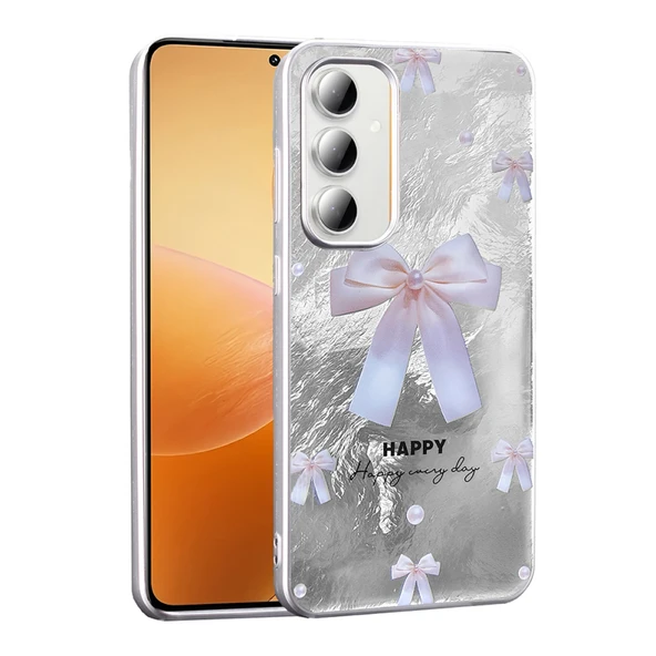 Moby Shop Samsung Galaxy A35 Kılıf Desen Detaylı Şık Leolüx Silicone Case Cover - 1