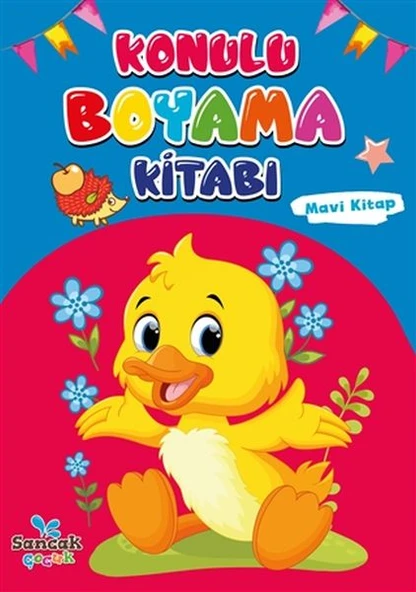 Konulu Boyama Kitabı - Mavi Kitap ürün görseli