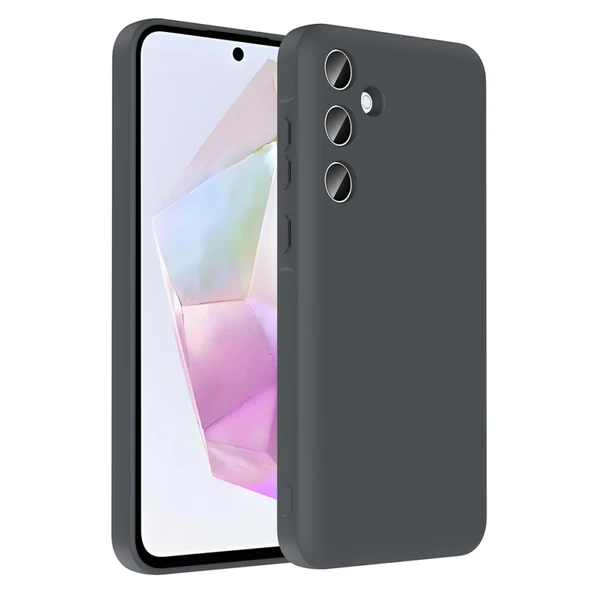 Samsung Galaxy A56 Kılıf Gizli Kart Bölmeli ve Kamera Korumalı Sleem Premium Silikon Kapak ürün görseli 1