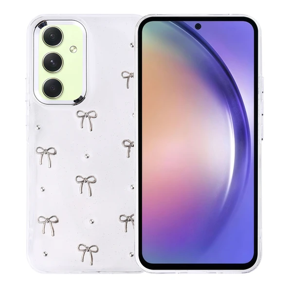 Samsung Galaxy A54 Kılıf Figürlü ve Sert Yapılı Şeffaf Sağlam Premium Silikon Kapak RYC/Kutup ürün görseli