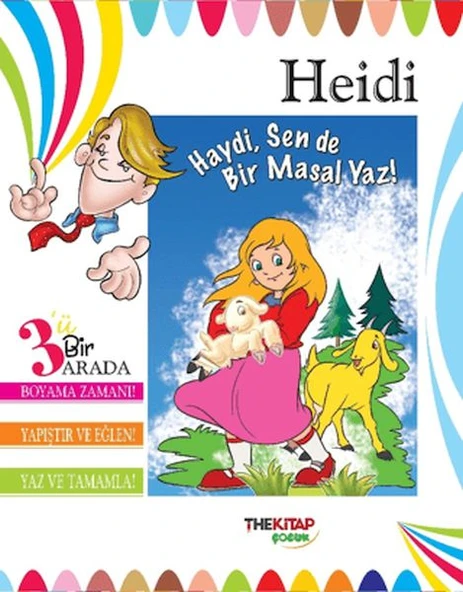 Heidi (Üçü Bir Arada Etkinlik Kitabı) ürün görseli 1