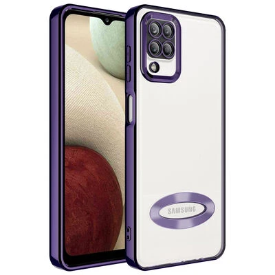 Samsung Galaxy M12 Kılıf Logo Detaylı ve Parlak NLight Premium Silikon Kapak ürün görseli