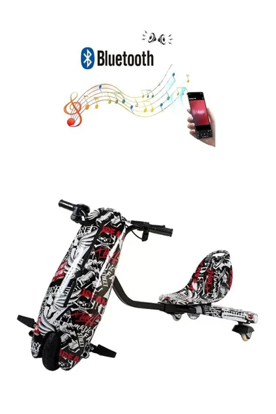 Citymate Drift Car Elektrikli Kaykay Bluetooth Dirift Kar Hoverboard Scooter Ledli Bluetoothlu D06