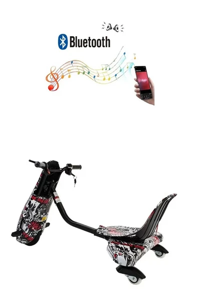 Citymate Drift Car Elektrikli Kaykay Bluetooth Dirift Kar Hoverboard Scooter Ledli Bluetoothlu D06 - 3