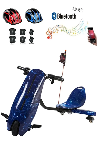 Smart Store Drift Car Elektrikli Kaykay Bluetooth Dirift Kar Hoverboard Scooter Koruma Ekipmanı D12 - 4