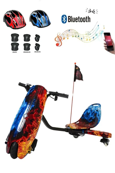 Smart Store Drift Car Elektrikli Kaykay Bluetooth Dirift Kar Hoverboard Scooter Koruma Ekipmanı D10 - Resim 4