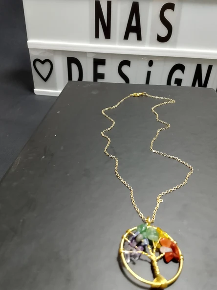 7 Çakra doğaltaş kolye - 2