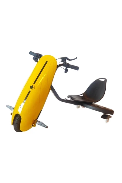 SmartStore Drift Car Elektrikli Kaykay Hoverboard Dirift Kar Cart Kart Scooter Bluetooth - SARI - Resim 4