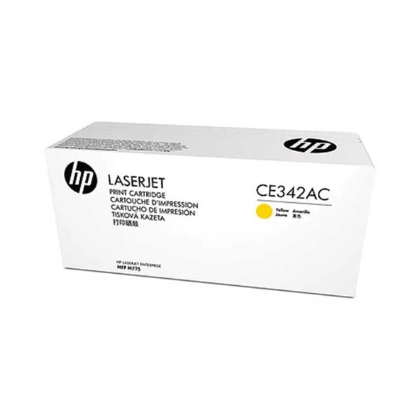 Hp CE342AC Sarı Orijinal Toner - Resim 2