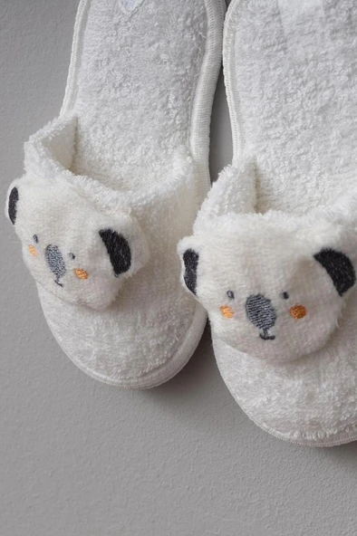 Bebitof %100 Pamuk Koala Desenli Bebek Bornoz Seti BBTF.BYZ.30047 - 3