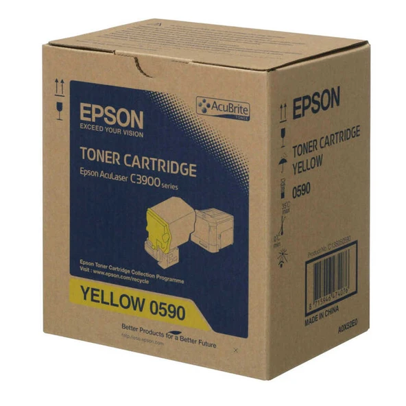Epson CX-37-C13S050590 Sarı Orijinal Toner ürün görseli