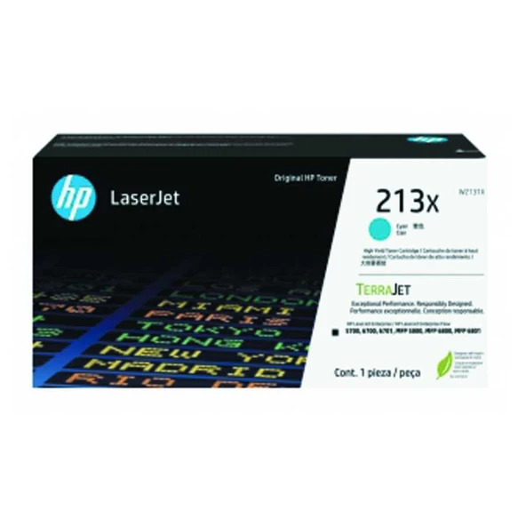 Hp 213X-W2131X Mavi Yüksek Kapasiteli Orijinal Toner ürün görseli