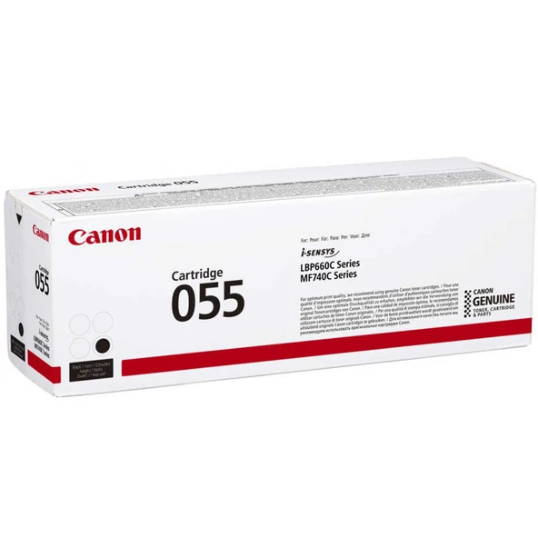 Canon CRG-055-3016C002 Siyah Orijinal Toner ürün görseli 1