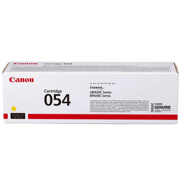 Canon CRG-054-3021C002 Sarı Orijinal Toner ürün görseli