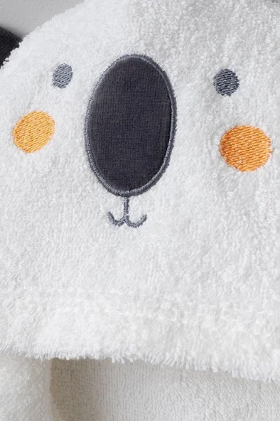 Bebitof %100 Pamuk Koala Desenli Bebek Bornoz Seti BBTF.BYZ.30047 - 2